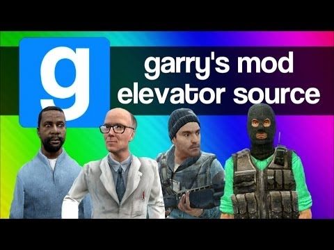 Gmod Elevator Source Funny Moments - Random, Weird, Creepy Adventure Mod (Garry's Mod Fun)