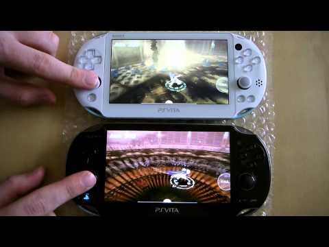 Vita 2000 LCD screen vs. Vita 1000 OLED screen comparison - using Malicious Rebirth, Mega Man 2, UI