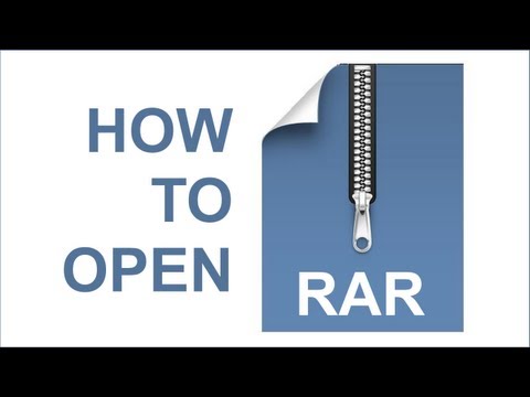 How to Open and Extract Rar Files - Using Free Opener