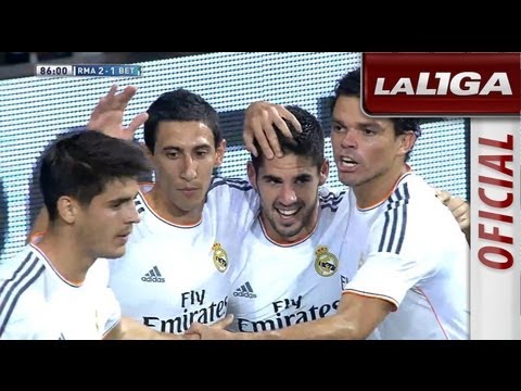 Resumen de Real Madrid (2-1) Real Betis - HD - Highlights