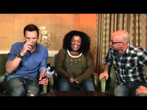 Community - Joel McHale, Yvette Nicole Brown and Jim Rash