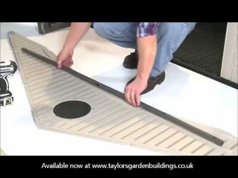 Taylors Garden Buildings Lifetime Plastic Shed Assembly Guide