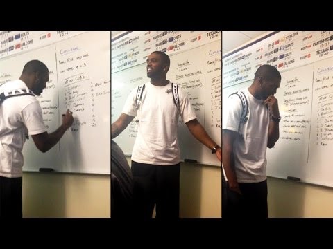 BEHIND THE SCENES:  Randy Moss tries to name all of his NFL QB's