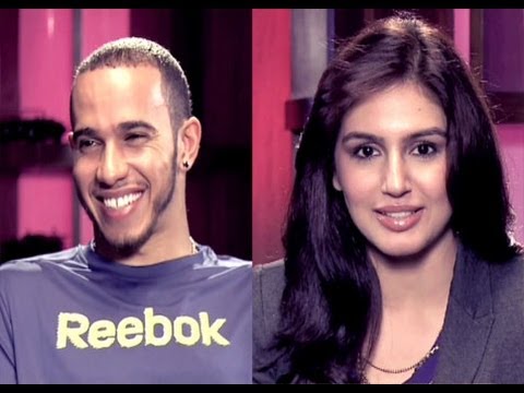 Lewis Hamilton's Interview with Bollywood Actress Huma Qureshi! - Exclusive bindass