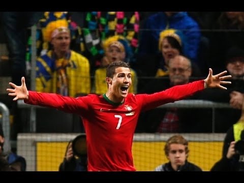 Cristiano Ronaldo Hattrick Goals Vs Sweden | Sweden vs Portugal 3-2 | (2nd Leg) 2013 [HD]