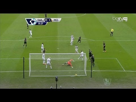 Man City Vs Swansea City 3-2 | Swansea Vs Manchester City 2-3 All Goals 1/1/2014 HD