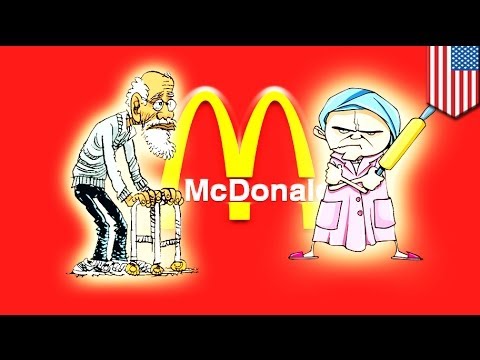 Old Korean people take over McDonald's in Flushing, New York