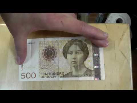 Norwegian money (they got coins with holes!)