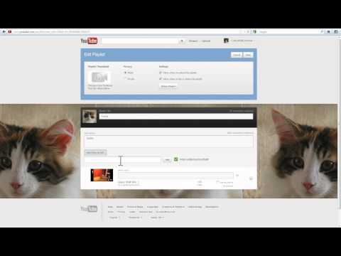 How To CREATE PLAYLIST On Youtube 2012 - easy and fast explained :)