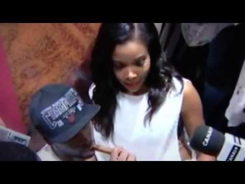 Gabrielle Union Interviews Miami Heat Guard Dwyane Wade Postgame 7 - 2013 NBA Win!