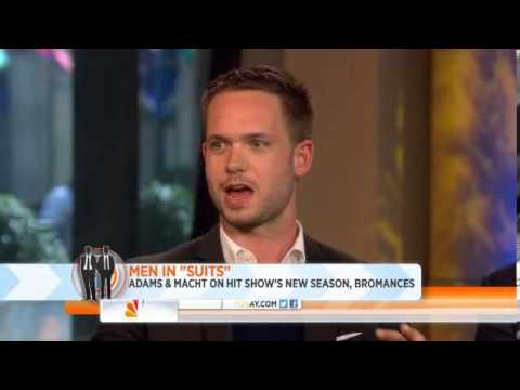 Gabriel Macht and Patrick J. Adams on The Today Show 7/16/13