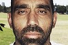 2014 Australia Day. Portrait of Sydney Swans player Adam Goodes who is nominated for Australian Of The Year. Photographed 17th January 2014. Photograph by James Brickwood. SHD NEWS 140117