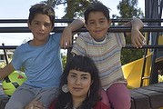 mc-j 22.1.2015 Bianca Maciel Pizzorno with her twin 9yr. old boys. Alessandro (Blue top) and Carlos The Age/News, Picture Michael Clayton-Jones IMG_0826.JPG