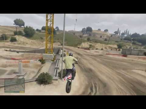 Gta 5 - Amazing Dirt Bike Racetrack!