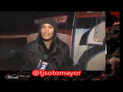 Lames Party In House While Owners Were Away But Ghetto Detroit News Reporter Steals The Show!