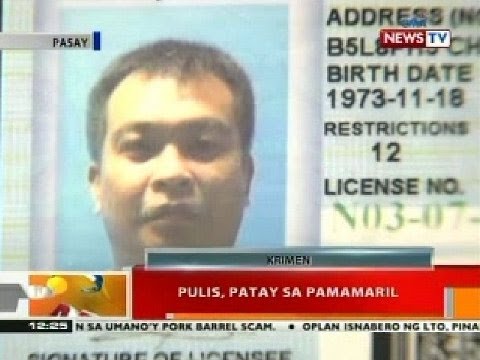 BT : Pulis sa Pasay, patay sa pamamaril