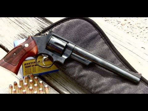 Shooting the Smith & Wesson Model 29 .44 Magnum Revolver — Hand Cannon