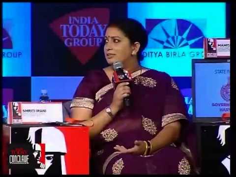 Smriti Irani: 50 per cent of India's youth live in villages.