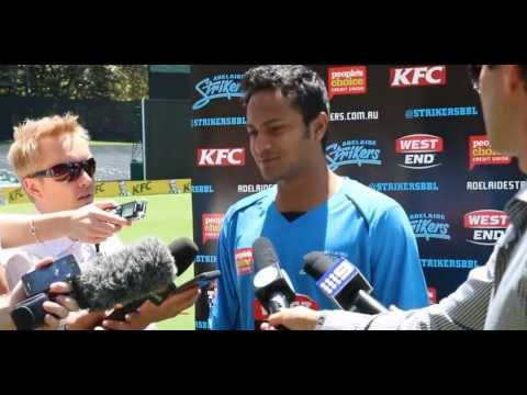 Shakib Al Hasan - Interview before his first match in Big Bash League 2014