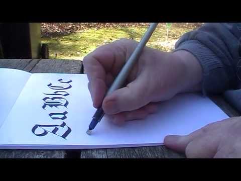 Calligraphy (Old English) - Gothic Part 1 by Yirdy Machar