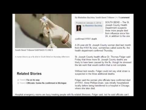 ALERT NEWS DANGER PANDEMIC Indiana 5 deaths New Strain of H1N1 incubation Of 1 TO 7 DAYS