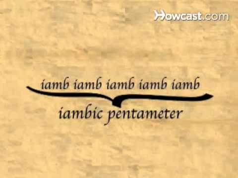 How to Write a Poem in Iambic Pentameter