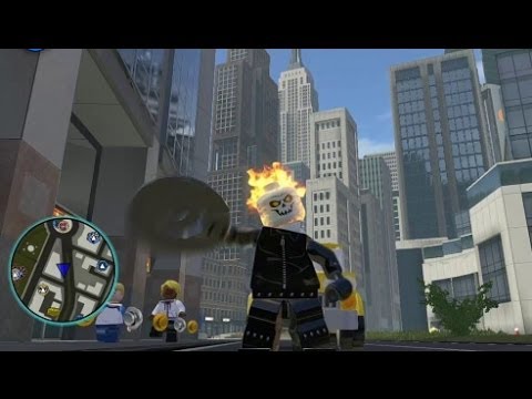 LEGO Marvel Super Heroes - Unlocking Ghost Rider + Free Roam Gameplay