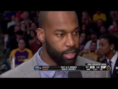 Baron Davis Interview - Knicks Vs. Lakers (HD) (1080p)