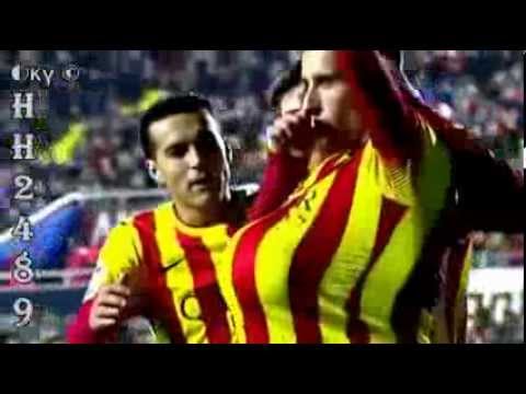 Levante vs Barcelona 1-4 | Levante 1:4 FC Barcelona | Hat-trick Tello | Resumen y Goles | 22-01-2014