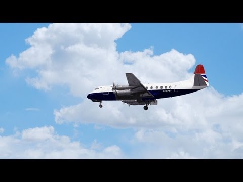 The last Vickers Viscount passenger flight to Jersey 1996