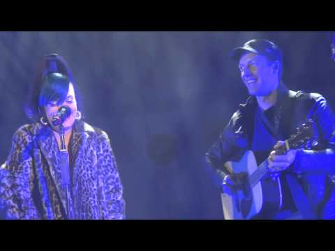 Lily Allen & Chris Martin - The Fear - Eventim Hammersmith Apollo - Live in London - Dec 19 2013