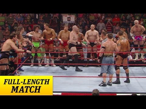 John Cena & Randy Orton battle the entire Raw roster