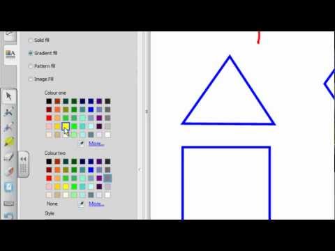 How to fill shapes with colour on your SMART BOARD - SMART tutorials for teachers