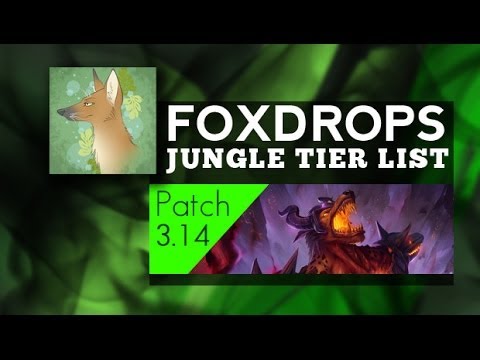 3.14 Preseason SoloQ Jungle Tier List - LINK IN DESCRIPTION