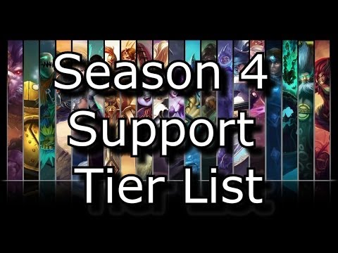 Season 4 Solo Queue Support Tier List | League of Legends LoL