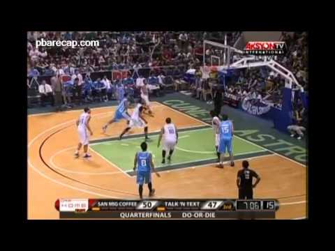 3rd Quarter San Mig Coffee vs Talk n Text QF Game 3 1/26/2014