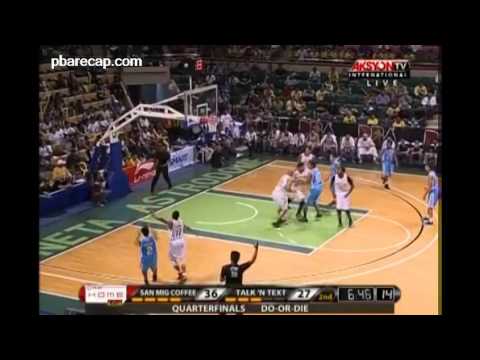 2nd Quarter San Mig Coffee vs Talk n Text Quarter Finals Game 3 January 26, 2014