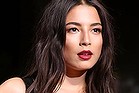 Model, Jessica Gomes, showcases designs by Camilla and Marc