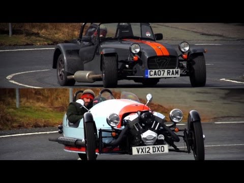 Morgan Three Wheeler and Caterham Seven: Brilliant British Flyweights - /CHRIS HARRIS ON CARS