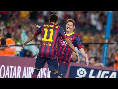 Barcelona  vs Real Sociedad (4-1) All Goals & Highlights 24.09.2013