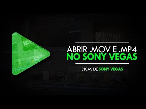 Como abrir arquivos MOV e MP4 no Sony Vegas - QuickTime