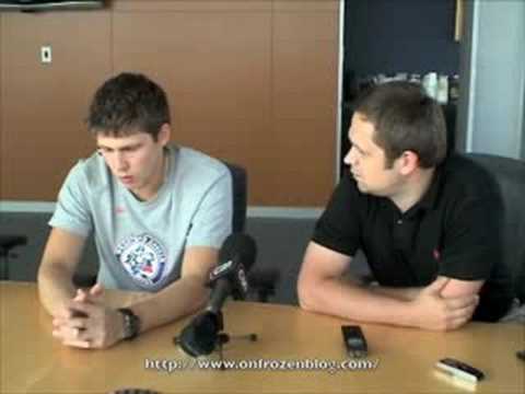 Simeon Varlamov Meets the Media - Part 2