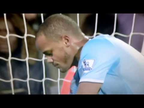 Yaya Toure Free-kick vs Fulham + Vincent Kompany funny own goal