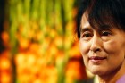 Burma pro-democracy leader Aung San Suu Kyi accepts a Nobel Peace Prize at the City Hall in Oslo June 16, 2012. .