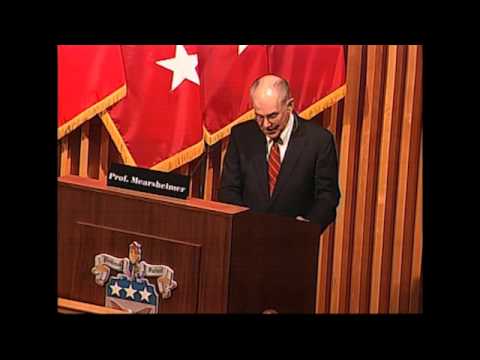 2013 Strategy Conference Keynote- John Mearsheimer, University of Chicago