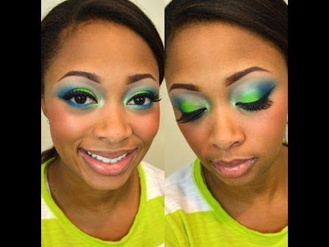 Seattle Seahawks Makeup Tutorial