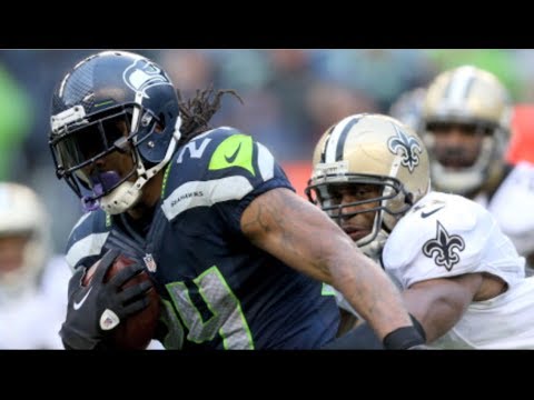 Seattle Seahawks vs New Orleans Saints |‬‬‬‬ Marshawn Lynch Run vs Saints