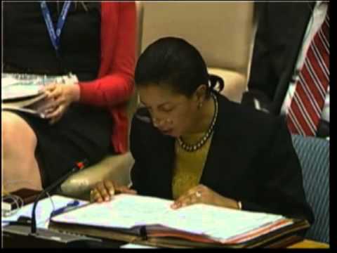 Ambassador Rice Discusses Afghanistan at a Security Council Debate at the United Nations