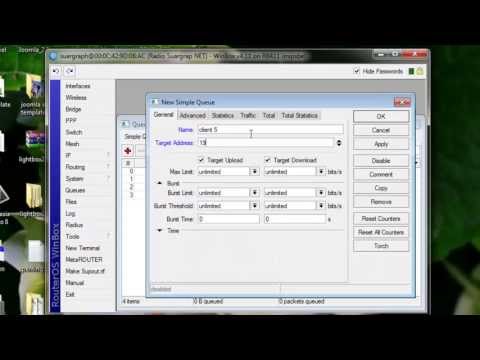 Simple Way Limiting Bandwidth on Mikrotik Winbox