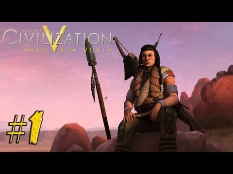 Civilization 5 Brave New World Deity Let's Play as Shoshone - Part 1